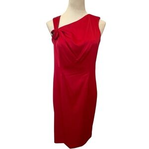 Ellen Tracy Scarlet Dress